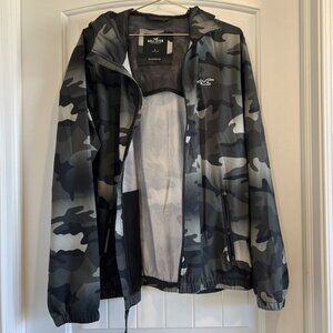 Hollister Men's Camo Windbreaker Size L
